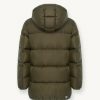 Multi-pocket medium-length down jacket - Image 5