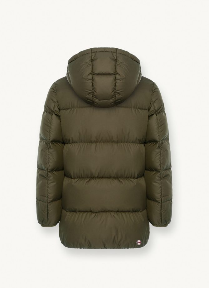 Multi-pocket medium-length down jacket - Image 5