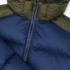 Down jacket with contrasting shoulders and hood - Image 6