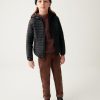 Autumn down jacket with fixed hood - Image 2