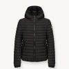Autumn down jacket with fixed hood - Image 4