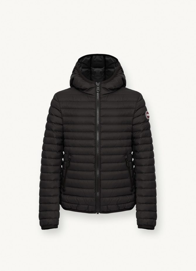 Autumn down jacket with fixed hood - Image 4