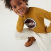 Crew-neck sweatshirt with maxi logo printed effect - Image 3