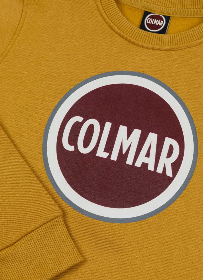 Crew-neck sweatshirt with maxi logo printed effect - Image 6