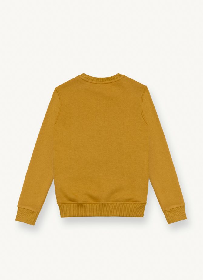 Crew-neck sweatshirt with maxi logo printed effect - Image 5
