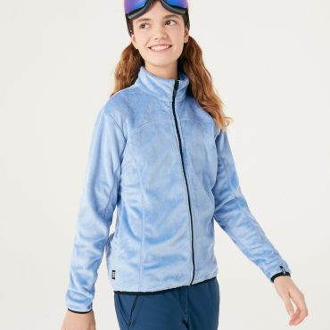 TEENS plush full zip ski sweatshirt