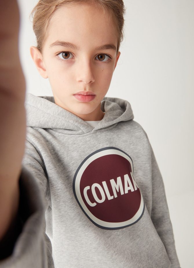 Hooded sweatshirt with maxi printed logo - Image 3