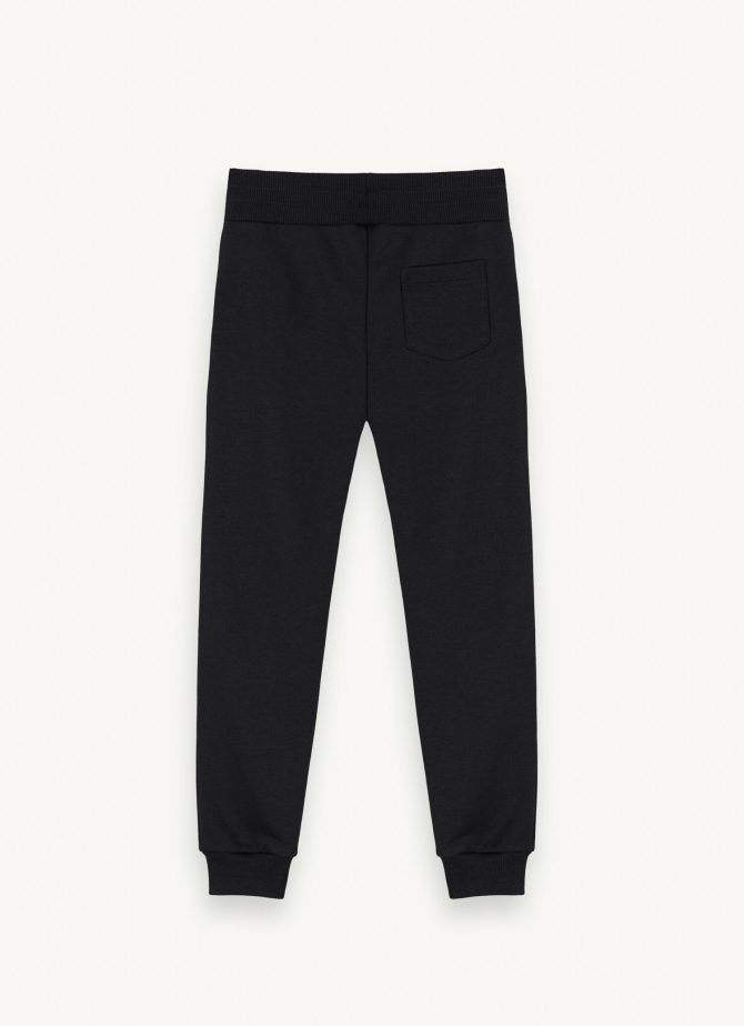 Trousers in brushed cotton blend fleece - Image 5