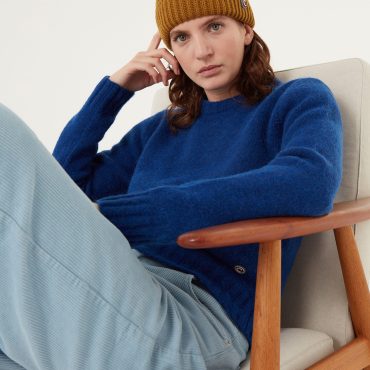 Crew-neck wool jumper