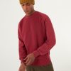 Cotton fleece sweater with raglan sleeves - Image 3