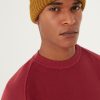 Cotton fleece sweater with raglan sleeves - Image 2