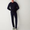 Cotton fleece sweater with raglan sleeves - Image 3