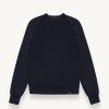 Cotton fleece sweater with raglan sleeves - Image 4