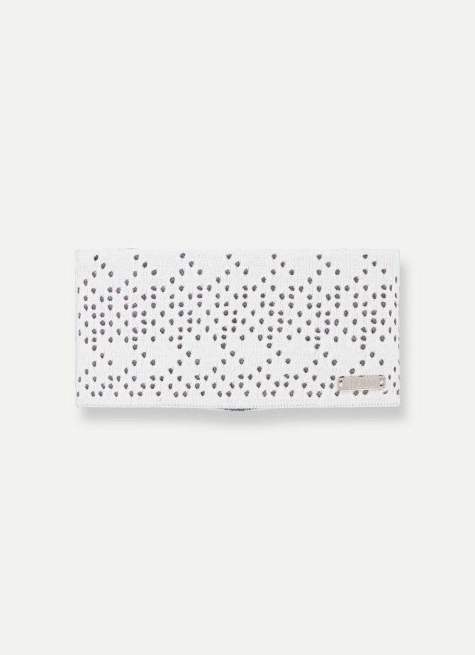 Wide headband with openwork stitch - Image 2