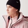 Recycled wool hat with lurex thread