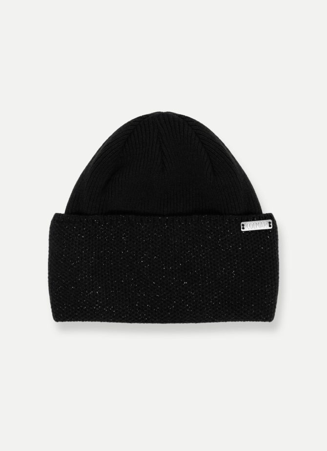 Recycled wool hat with lurex thread - Image 2