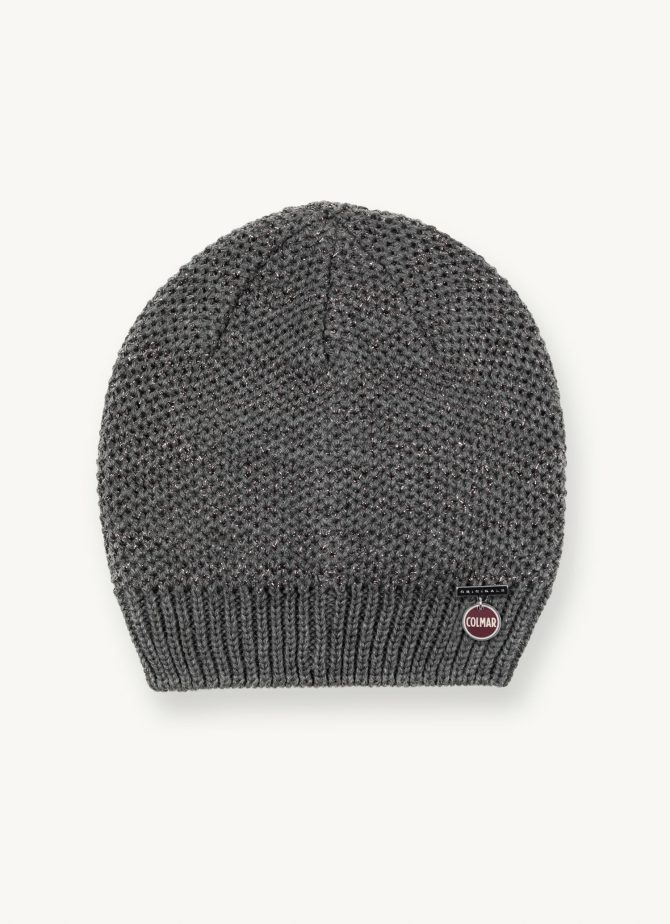 Women's wool hat with rice grain stitch - Image 2