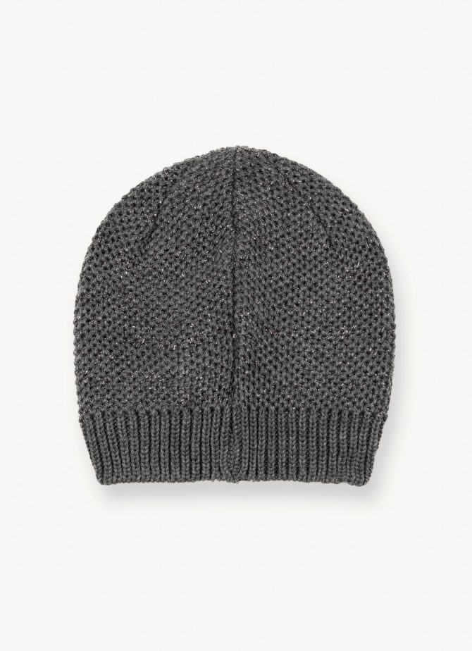 Women's wool hat with rice grain stitch - Image 3