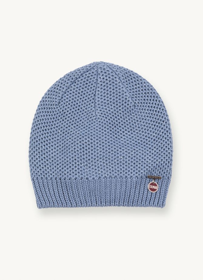 Women's wool hat with rice grain stitch - Image 2
