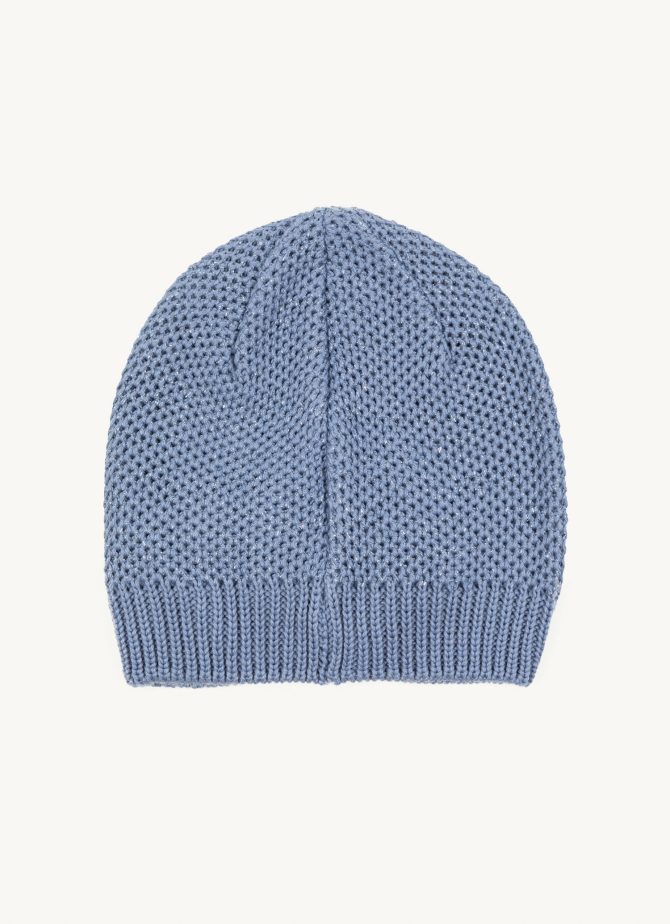 Women's wool hat with rice grain stitch - Image 3