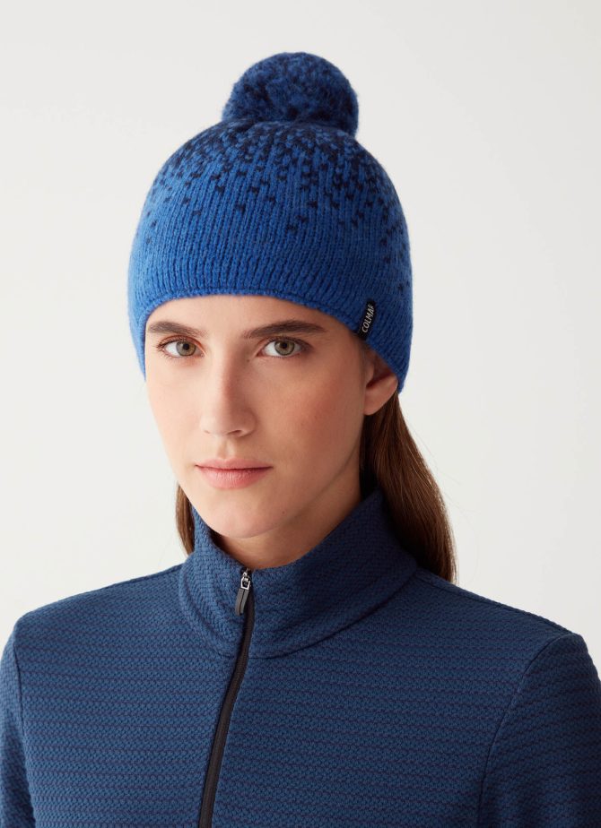 Unisex faded effect jacquard hat - Image 2