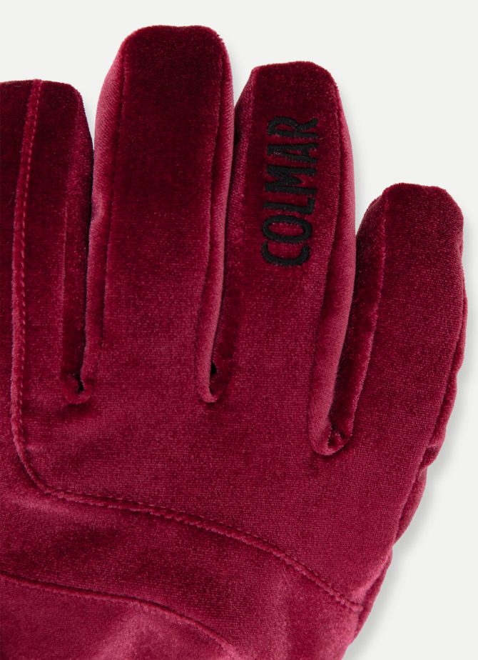 Smooth velvet ski gloves - Image 3