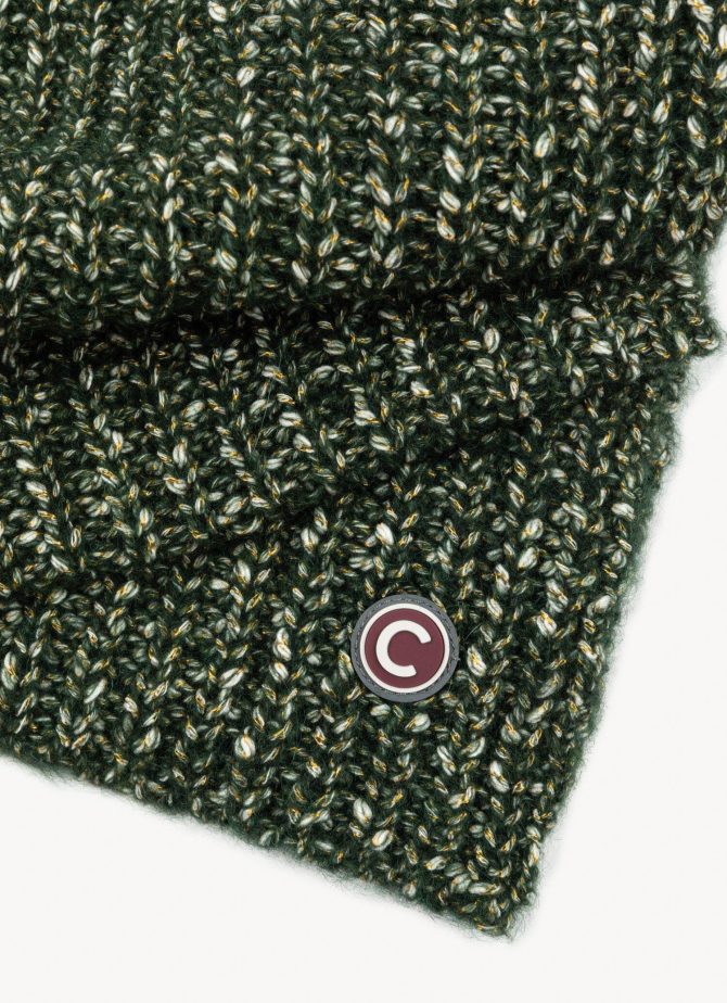 Unisex scarf with gold thread - Image 4