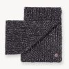 Unisex scarf with gold thread - Image 3