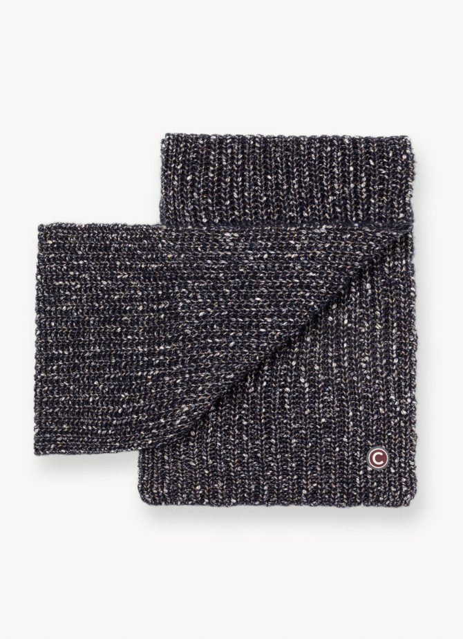 Unisex scarf with gold thread - Image 3