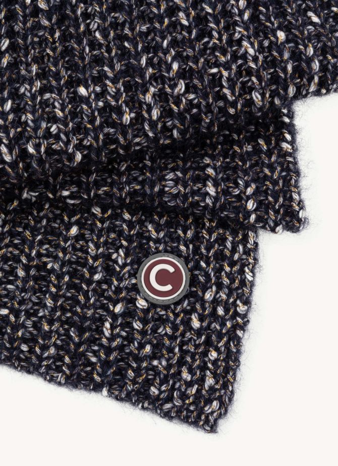 Unisex scarf with gold thread - Image 4