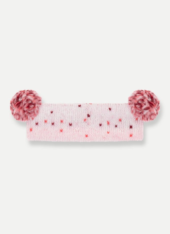 Headband with multicolor pompoms - Image 3