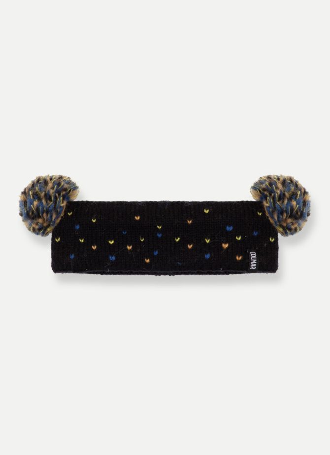 Headband with multicolor pompoms - Image 2