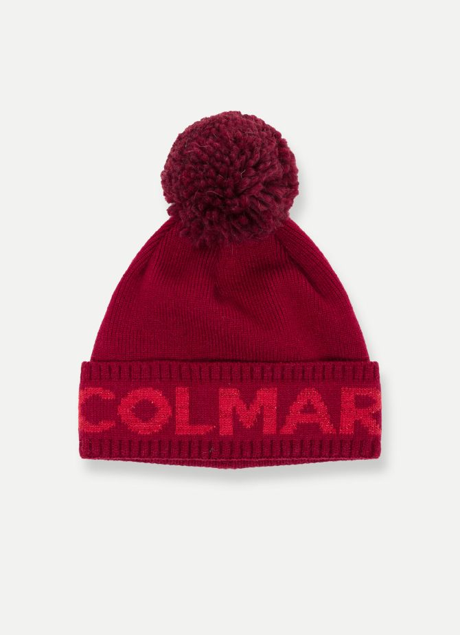 Hat with maxi logo in shiny yarn - Image 2