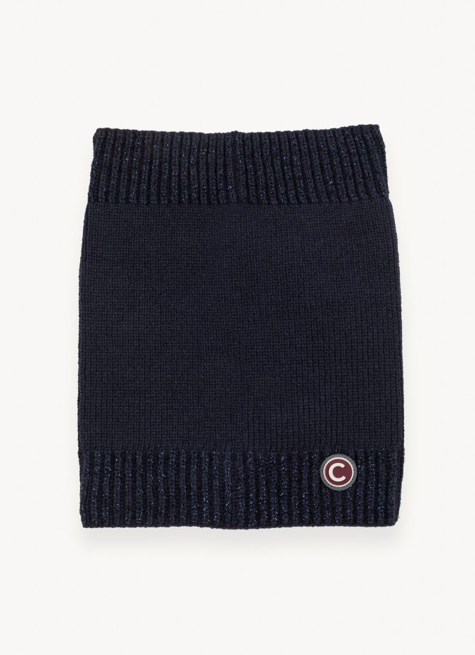Little girl chenille neck warmer with double border - Image 2