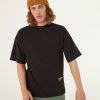 Oversize T-shirt with short sleeves and 3D logo - Image 3