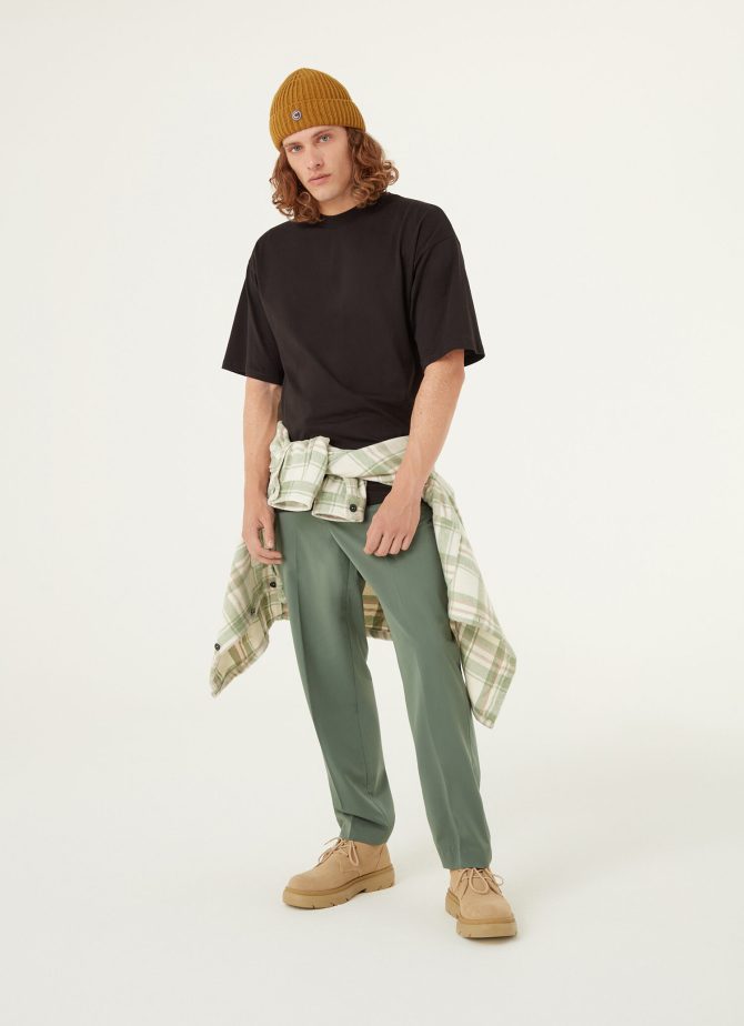 Oversize T-shirt with short sleeves and 3D logo - Image 2