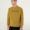 Piqué crew-neck sweatshirt with embroidered logo - Image 2
