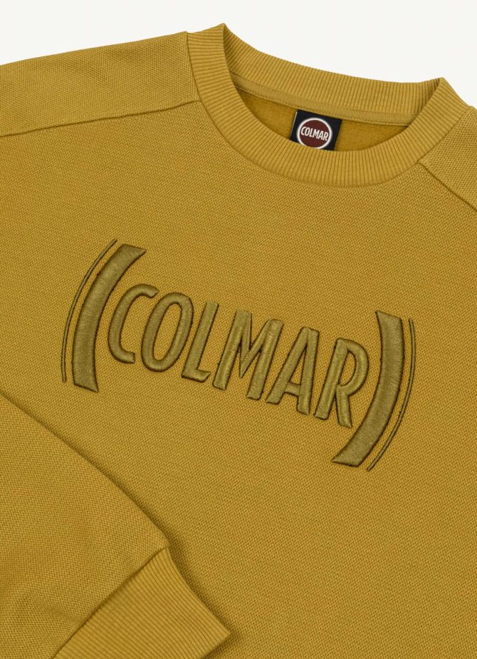 Piqué crew-neck sweatshirt with embroidered logo - Image 6