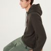 Piqué hooded sweatshirt with embroidered logo - Image 3