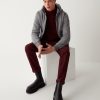 Full zip hooded sweatshirt in piqué - Image 3