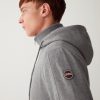 Full zip hooded sweatshirt in piqué - Image 2