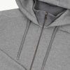 Full zip hooded sweatshirt in piqué - Image 6