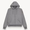 Full zip hooded sweatshirt in piqué - Image 4