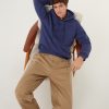 Hooded sweatshirt with maxi embroidered logo