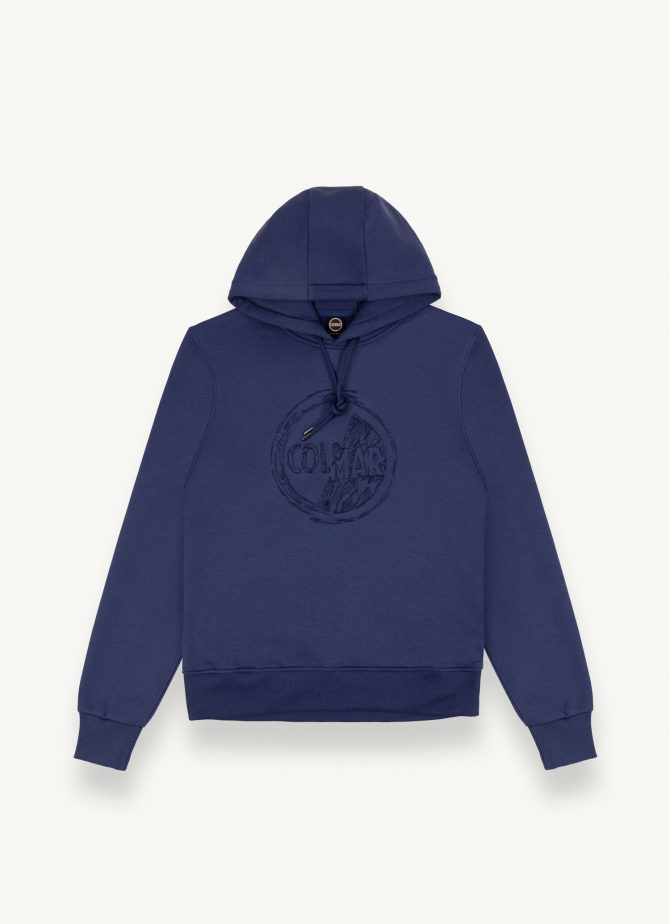 Hooded sweatshirt with maxi embroidered logo - Image 4