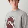 Crew-neck sweatshirt with printed maxi logo - Image 3