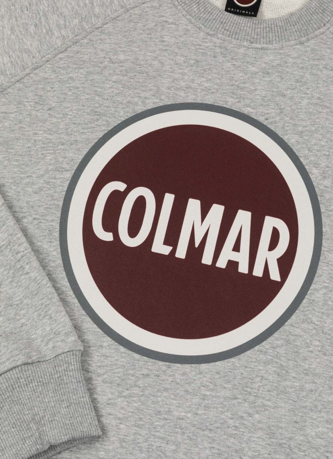 Crew-neck sweatshirt with printed maxi logo - Image 6