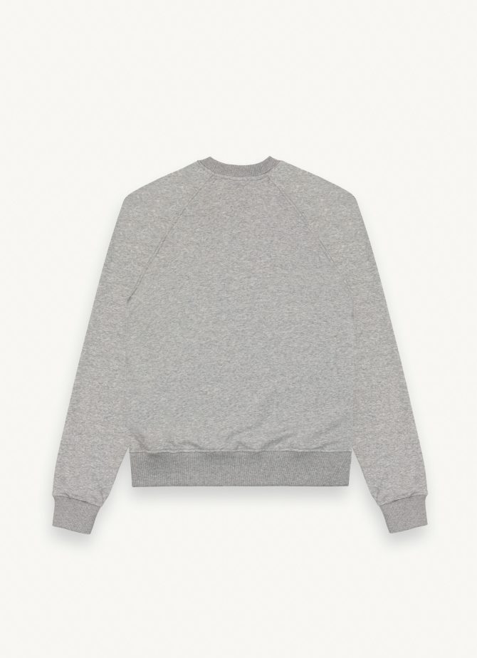 Crew-neck sweatshirt with printed maxi logo - Image 5
