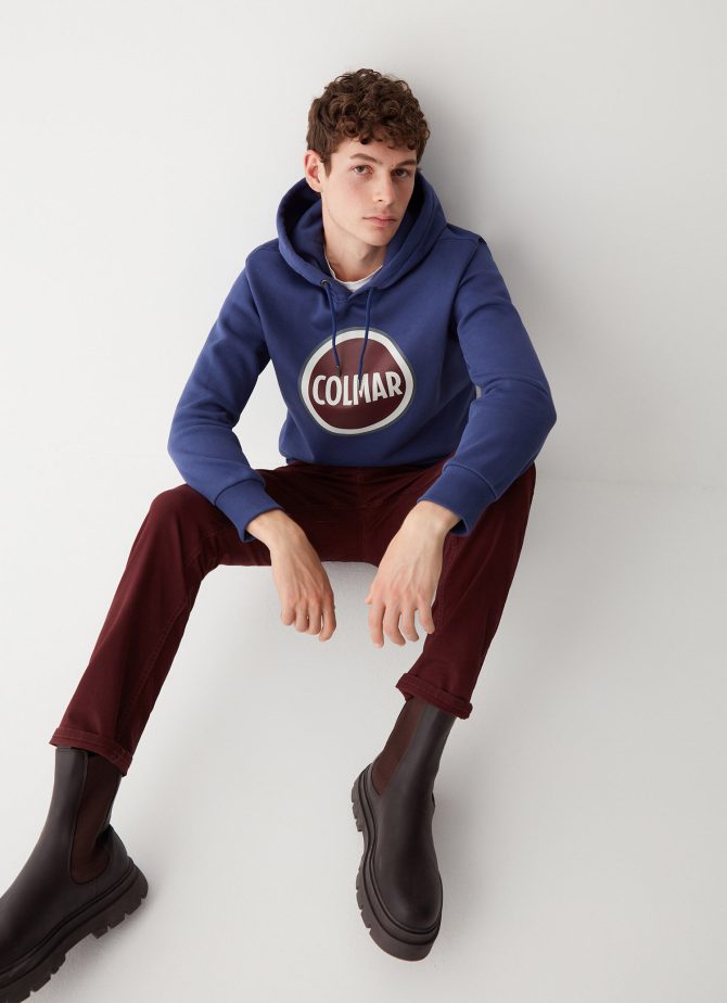 Hooded sweatshirt with maxi printed logo - Image 3