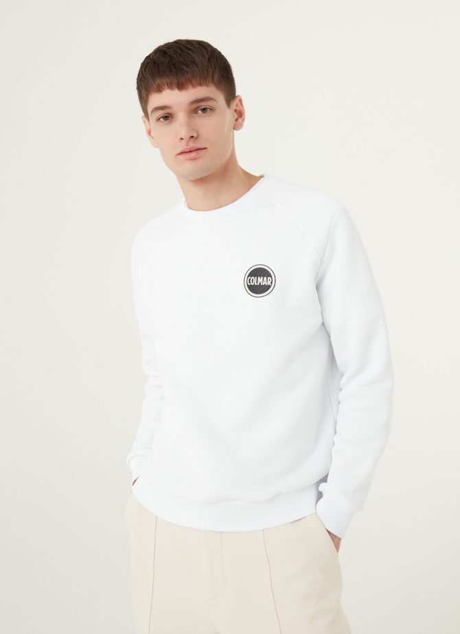 Diagonal crew-neck sweatshirt - Image 3